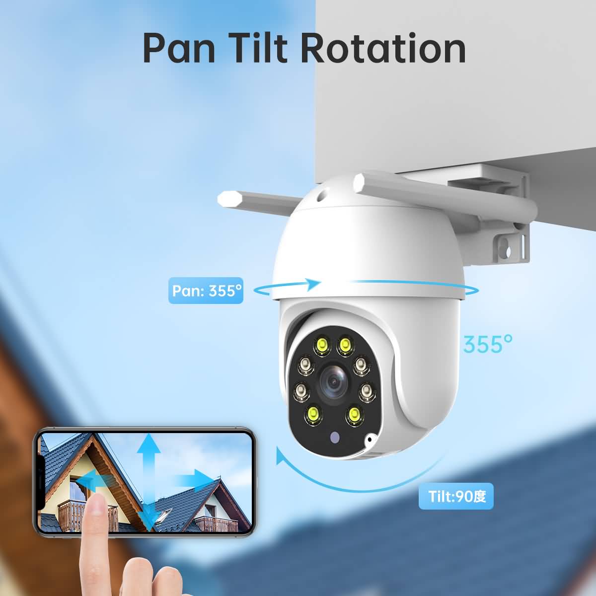 Buy JOOAN 5MP 3MP Cloud WIFI IP Camera 4X Digital Zoom Auto Tracking ...