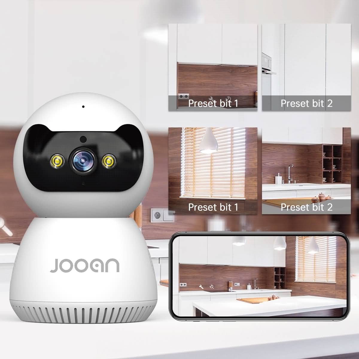 thumbnail image 2 of JOOAN 5G WiFi Security Camera 1296P Dual Lens Pan Tilt - 360° View Outdoor Indoor Surveillance With Color Night Vision 2 of 14